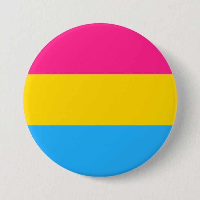 Pansexual Pride Flag Button (Front)