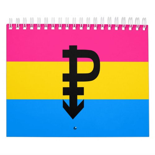 Pansexual Pride Flag Calendar