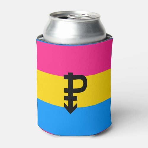 Pansexual Pride Flag Can Cooler