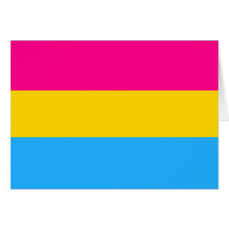 "PANSEXUAL PRIDE FLAG" CARDS