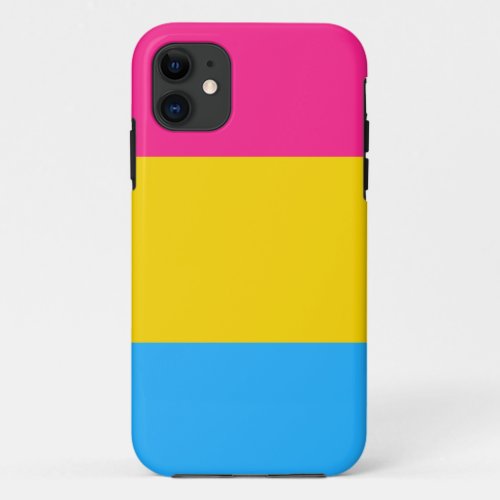 Pansexual Pride Flag iPhone 11 Case