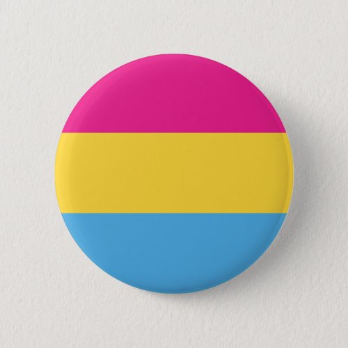 Pansexual  Pride Flag Design  Stripes  Pinback Button