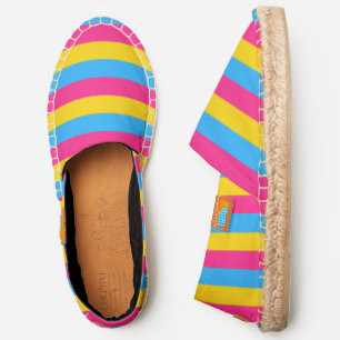 Pansexual Pride Flag Espadrilles