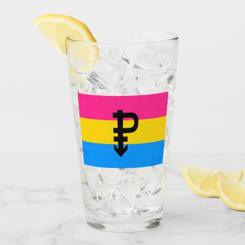 Pansexual Pride Flag Glass