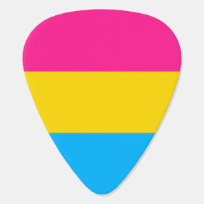 "PANSEXUAL PRIDE FLAG" GUITAR PICK