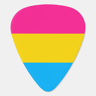 "PANSEXUAL PRIDE FLAG" GUITAR PICK