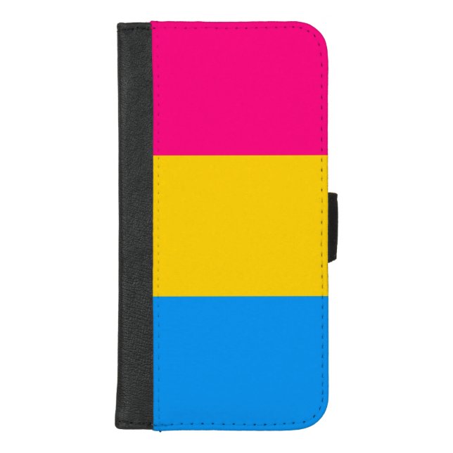 Pansexual Pride Flag iPhone Wallet Case (Front)