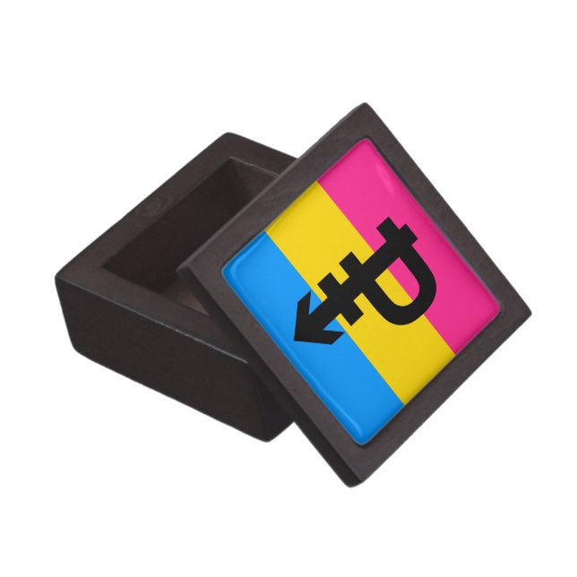 PANSEXUAL PRIDE FLAG KEEPSAKE BOX (Opened)