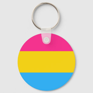 Pansexual Pride Flag Keychain