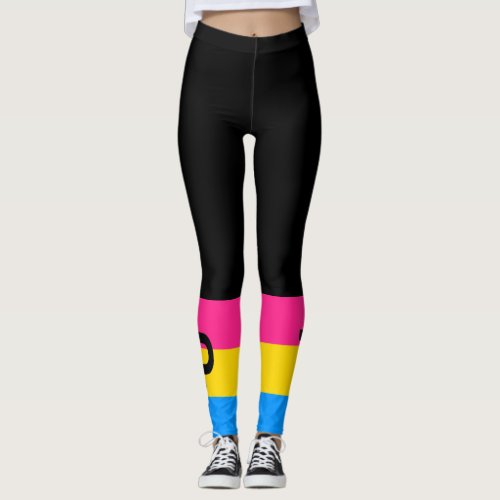 Pansexual Pride Flag Leggings