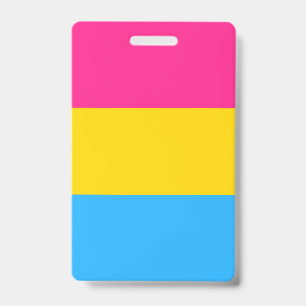 Pansexual Pride Flag LGBTQ Badge