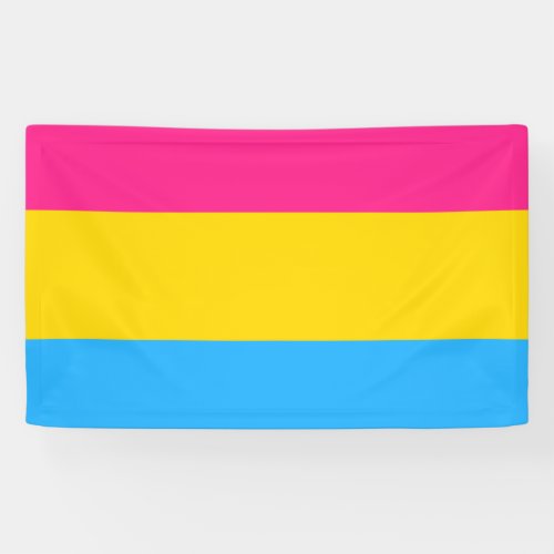 Pansexual Pride Flag LGBTQ Banner