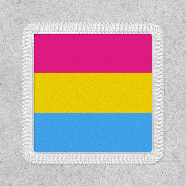 Pansexual Pride Flag Patch (Front)