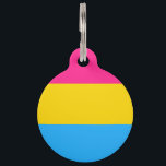 Pansexual Pride Flag Pet ID Tag<br><div class="desc">Pansexual Pride Flag. Show your pride and support for pansexuality with this great flag and spread some peace and love to support sexual orientation equality! Visit our store to discover more LGBT flags,  Bisexual flags,  Trangender flags and other flags of the world.</div>