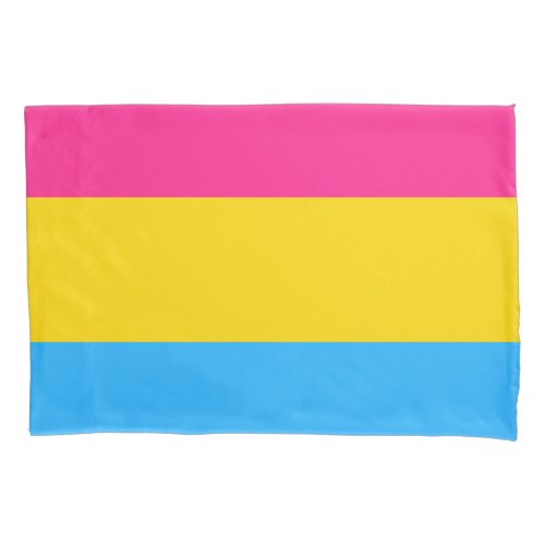 Pansexual Pride Flag Pillow Case