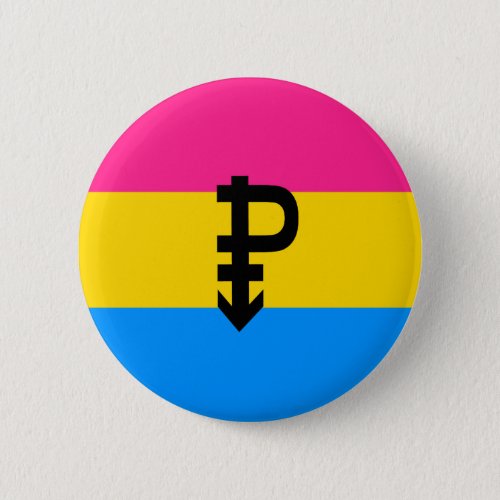 Pansexual Pride Flag Pinback Button