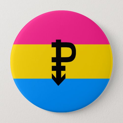 Pansexual Pride Flag Pinback Button