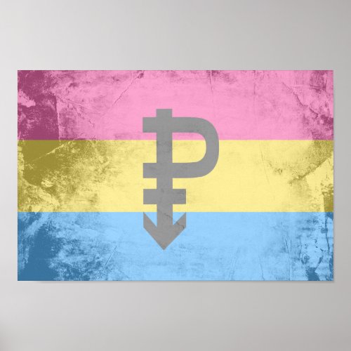 Pansexual Pride Flag Poster