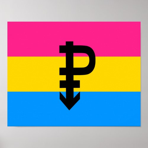 Pansexual Pride Flag Poster