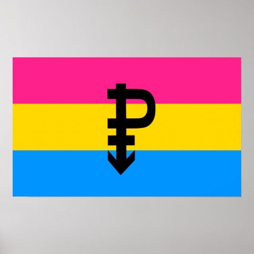 Pansexual Pride Flag Poster