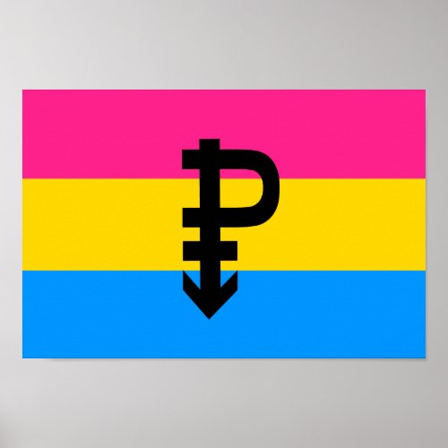 Pansexual Pride Flag Poster