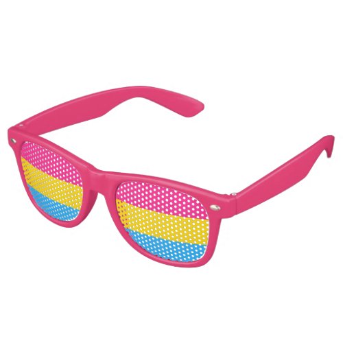 Pansexual Pride Flag Retro Sunglasses