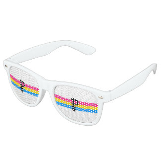 Pansexual Pride Flag Retro Sunglasses