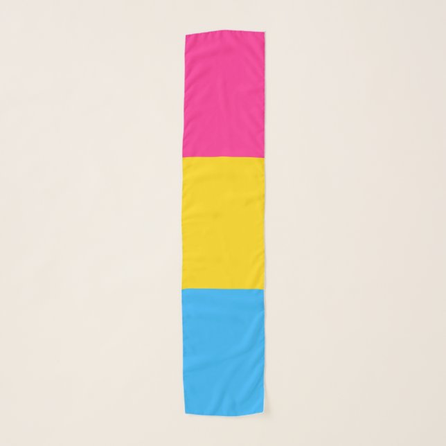 Pansexual Pride Flag Scarf (Front)
