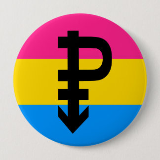 PANSEXUAL PRIDE FLAG STRIPES DESIGN BUTTON