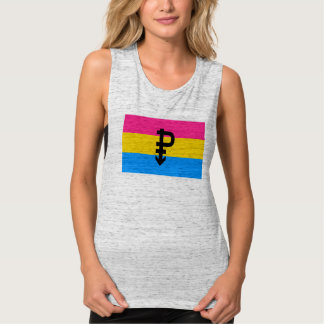 Pansexual Pride Flag Tank Top