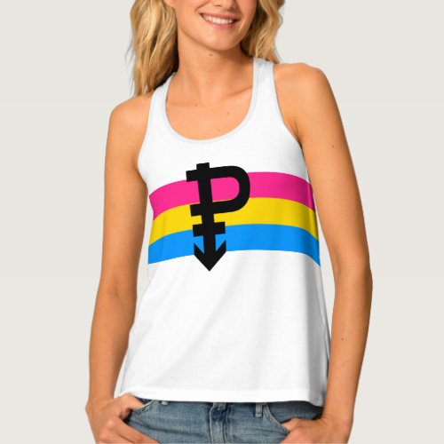 Pansexual Pride Flag Tank Top