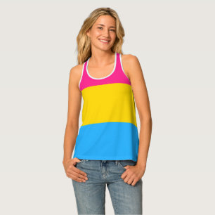 Pansexual Pride Flag Tank Top
