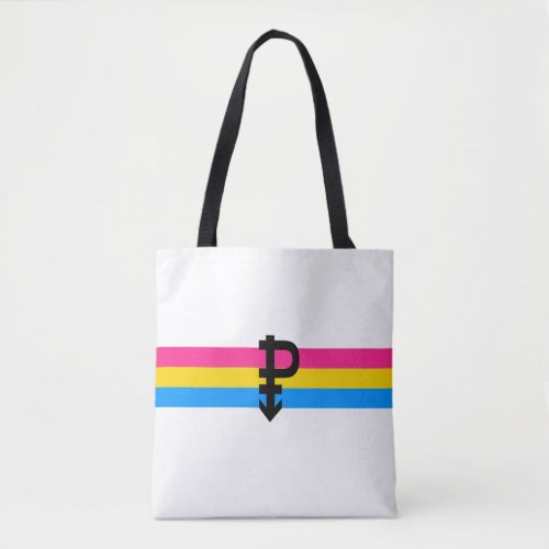 Pansexual Pride Flag Tote Bag