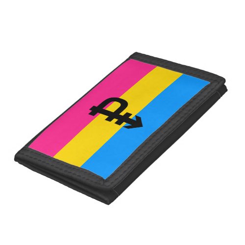 Pansexual Pride Flag Tri_fold Wallet