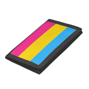 Pansexual Pride Flag Trifold Wallet