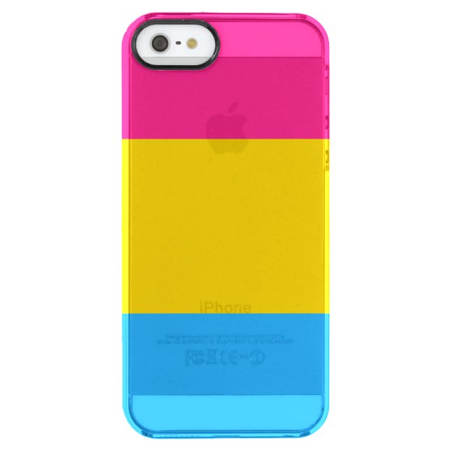 Pansexual Pride Flag Uncommon iPhone Case (Back)