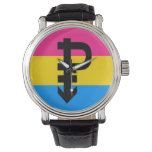 Pansexual Pride Flag Watch at Zazzle