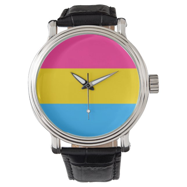 Pansexual Pride Flag Watch (Front)
