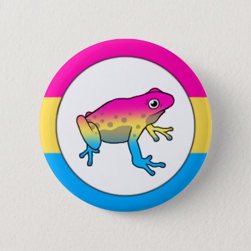 Pansexual Pride Frog Pin