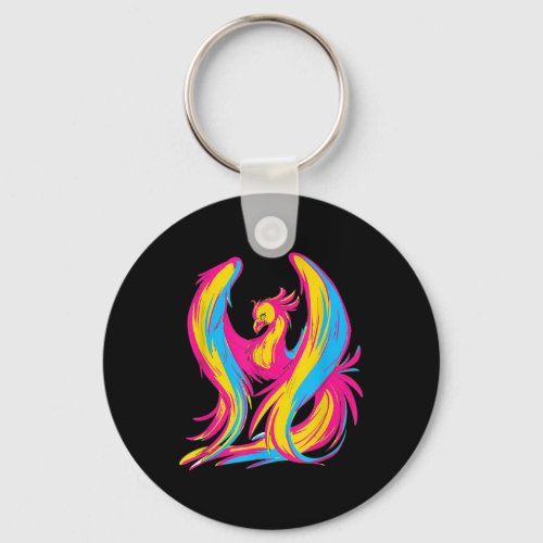 Pansexual Pride Funny Design Colors Of PANSEXUAL Keychain