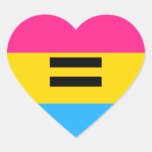 Pansexual Pride Heart Sticker