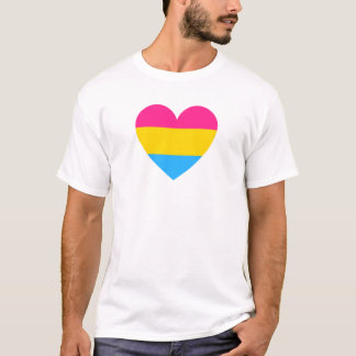 Pansexual Pride Heart T-Shirt
