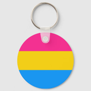 Pansexual Pride keychain