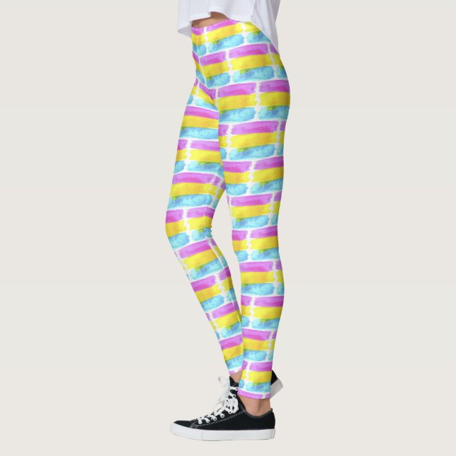 Pansexual Pride Leggings (Left)