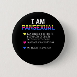 Pansexual Pride LGBT Equal Rights Button