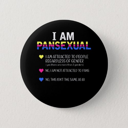 Pansexual Pride LGBT Equal Rights Button
