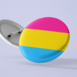 Pansexual Pride LGBTQ Button<br><div class="desc">This design was created though digital art. It may be personalized in the area provided or customizing by choosing the click to customize further option and changing the name, initials or words. You may also change the text color and style or delete the text for an image only design. Contact...</div>