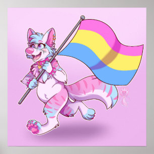 pansexual pride month Sparkie poster