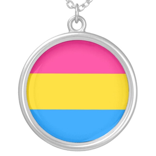 Pansexual Pride Necklace (Front)