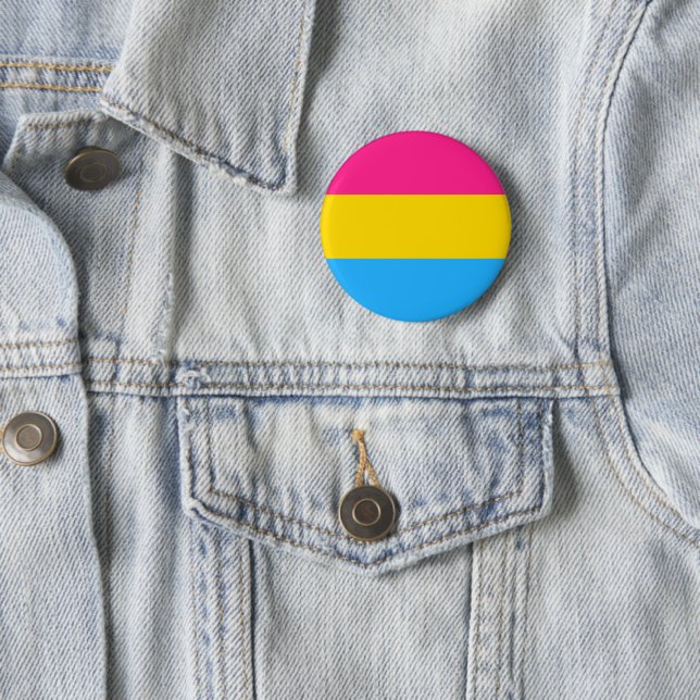 Pansexual Pride (Pan Flag) Button (In Situ)